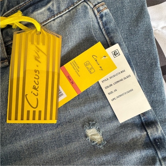 Circus NY Jeans Size 26 Blue High Waist Slouchy in Looking Glass - Picture 6 of 6
